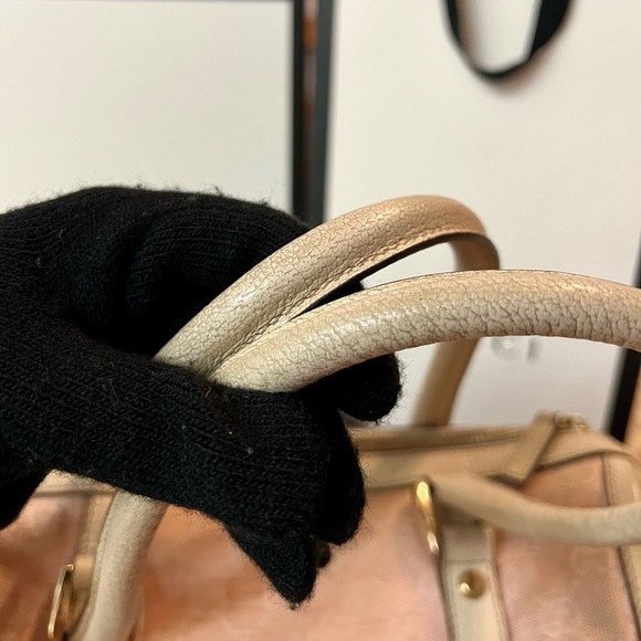 Gucci Pink Canvas Abbey Boston - Picture 4 of 15